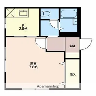ラフィーネ鐙E【2階】の間取り