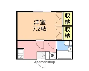 ソレイユ本町12【203号室】の間取り