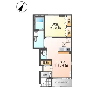 アーバンコート・ソフィア【1階】の間取り