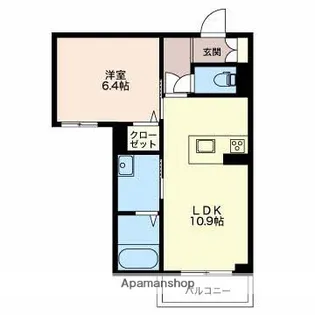 ALMENT YAMATOⅡ【2階】の間取り