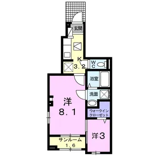 イル・ベネーレ【1階】の間取り