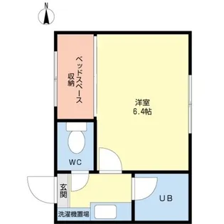 扶桑館 第一 フソウハイムⅠ【1階】の間取り
