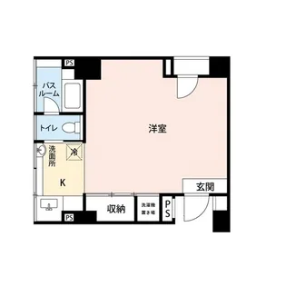 バンビル【4階】の間取り