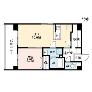 スペリアージュ タワー【3階】の間取り