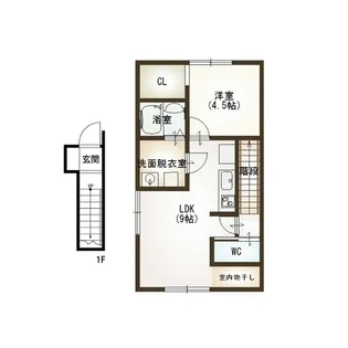 ベルトピア豊栄【2階】の間取り