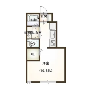 ベルトピア豊栄【1階】の間取り