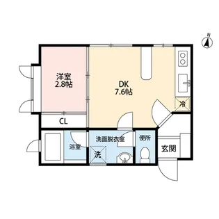 フレンド沼垂【2階】の間取り