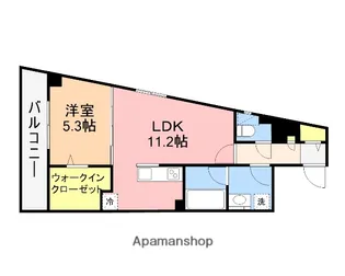 SHINANOビル【704号室】の間取り