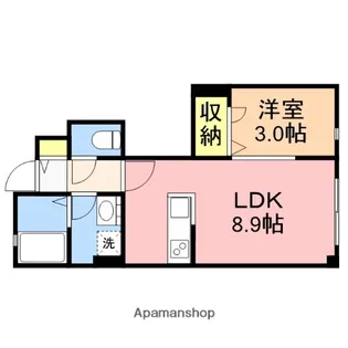 カサ・デ・セレッソ【1階】の間取り