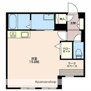 笹口レジデンス【1階】の間取り