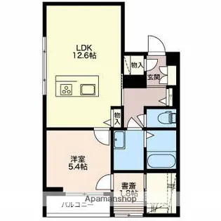 笹口レジデンス【3階】の間取り