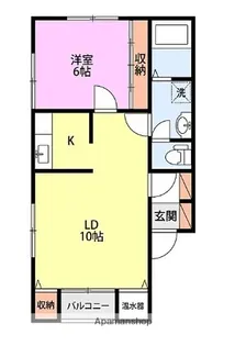 ソレイユ早通【2階】の間取り