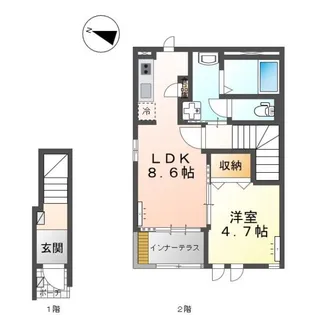 ベルべディア【2階】の間取り