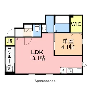 GRACE神道寺2号館【1階】の間取り