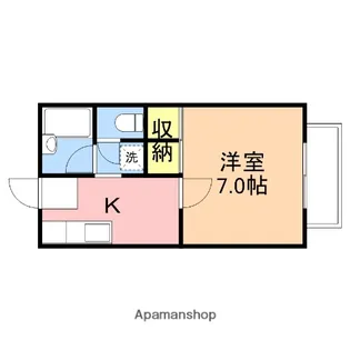 コンフォートさんべる樹【1階】の間取り