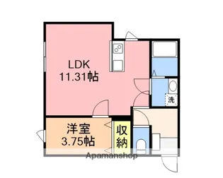 CASA SOLE【2階】の間取り