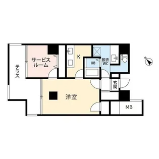 ザ・パーク一番堀【0201号室】の間取り