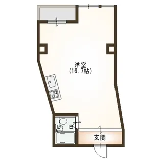 新潟マンション【9階】の間取り