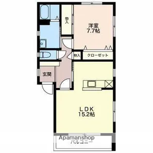 AXEL【1階】の間取り