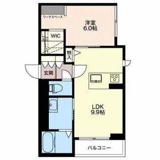 シャーメゾンルフレ笹口【2階】の間取り