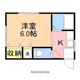 ビオス【201号室】の間取り