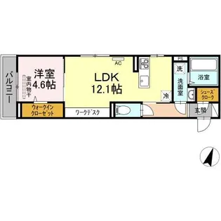 シエル【2階】の間取り