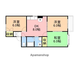 パステルクラブ【2階】の間取り
