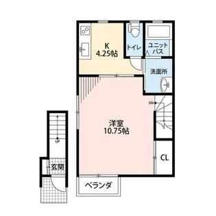 トルハート・アイ A,B【2階】の間取り