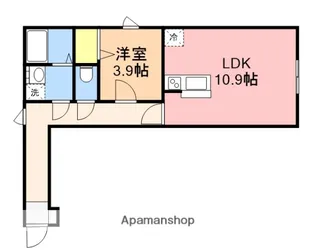 CASA VENTO【101号室】の間取り