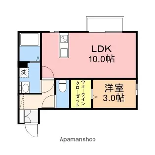 シャルマンプレースB棟【103号室】の間取り