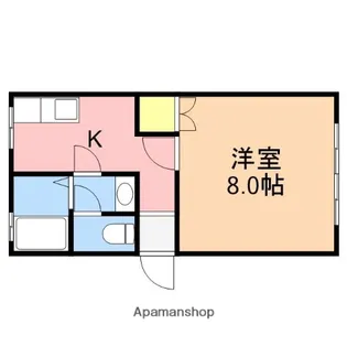シルフィードハウスB【205号室】の間取り