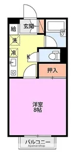 パーシモンコート【1階】の間取り