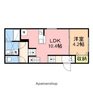 75APARTMENT.東明 L【202号室】の間取り
