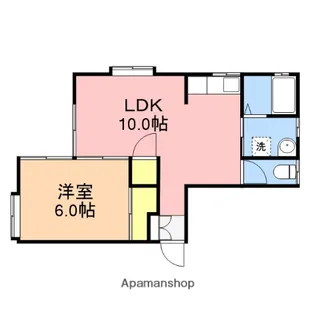 エクセル東明【2-C号室】の間取り