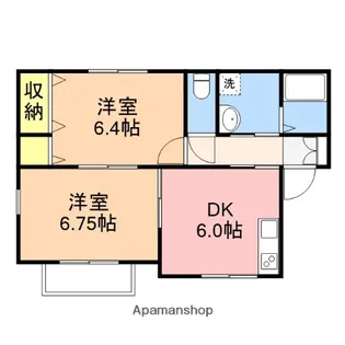 シャレー愛【201号室】の間取り