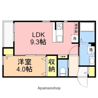ガロンヌ上所上【3階】の間取り