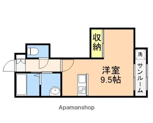 長家本舗Ⅲ プレステージ空港西【2階】の間取り