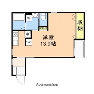 ボンモマン白山【1階】の間取り