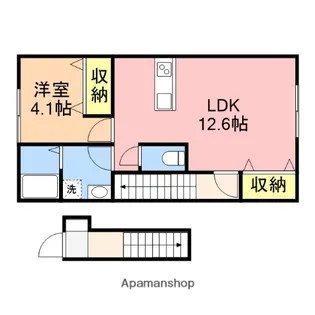 MAISON DE RICH【2階】の間取り