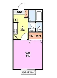 グランメール【1階】の間取り