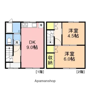 ハイツ丸山【C号室】の間取り