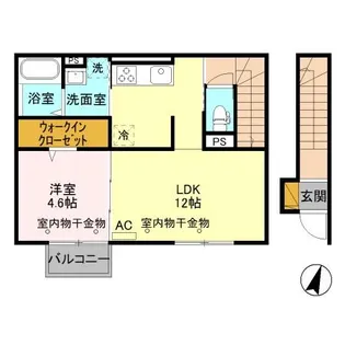 ビエンナ【2階】の間取り
