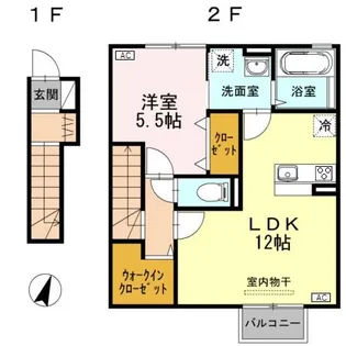 セジュール近江【2階】の間取り
