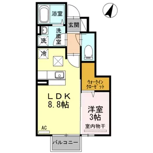 マシェリ ハウス【1階】の間取り