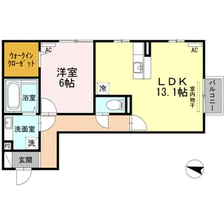 アメニティタウン Ⅱ【2階】の間取り