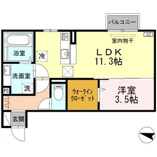 アメニティタウン Ⅱ【1階】の間取り