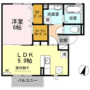 サンボナール【1階】の間取り