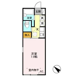 ビオラセア【1階】の間取り