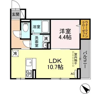 ストラスブール【3階】の間取り