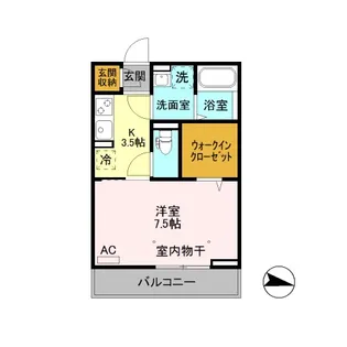 プチボヌール【3階】の間取り